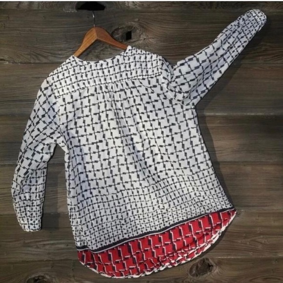 🚨SALE J.Crew Cotton Voile Houndstooth Tunic - Picture 6 of 8